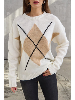 Vizon Orj Marka Baklava Desen Kazak EY1028-Vizon