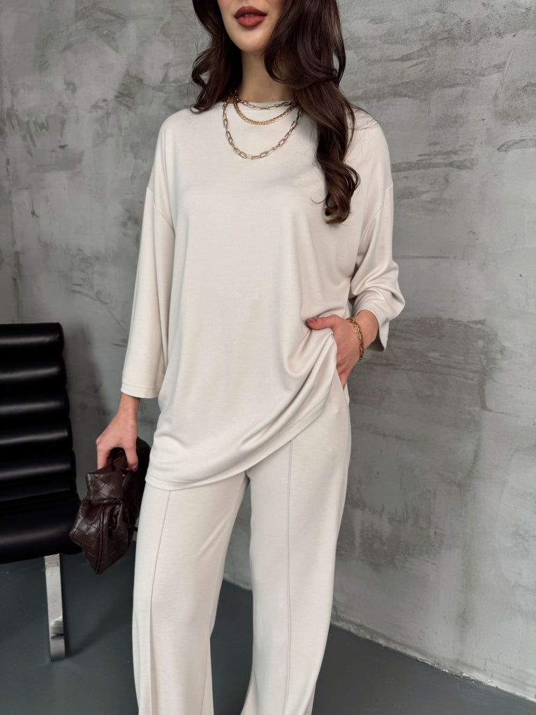 Taş Biyeli Modal Salaş Takım 1323-Taş