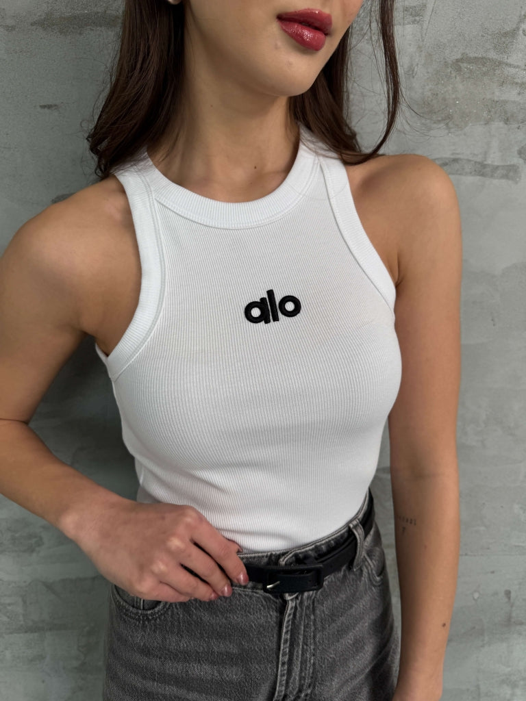 Beyaz Halter Yaka Orj Atlet 102-BEYAZ