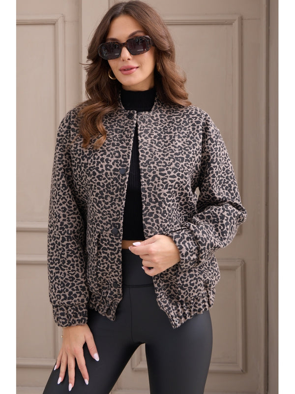 Leopar Zr Model Bomber Ceket
