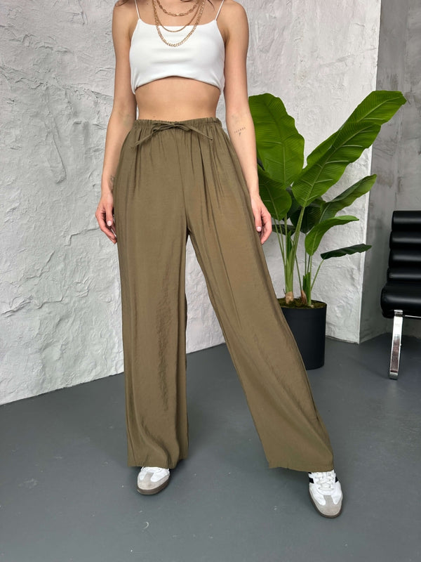 Haki Orj Marka Tencel Pantolon 8002-Haki