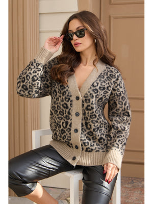 Vizon Leopar Massi Model Hırka