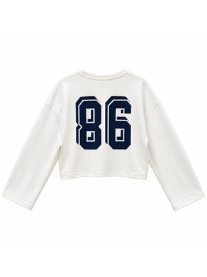 Ekru Wild Baskılı Sweat 12510-Ekru