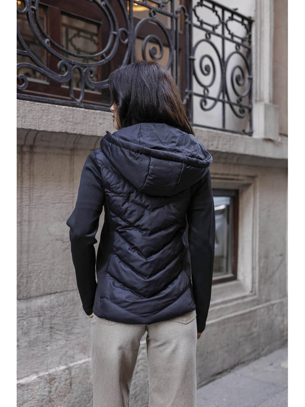 Siyah Dalgıç Detaylı Şişme Zr Mont EY-2870-SİYAH