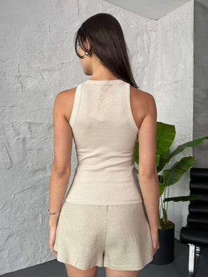 Taş  Zr Model Halter Yaka Taşlı Atlet