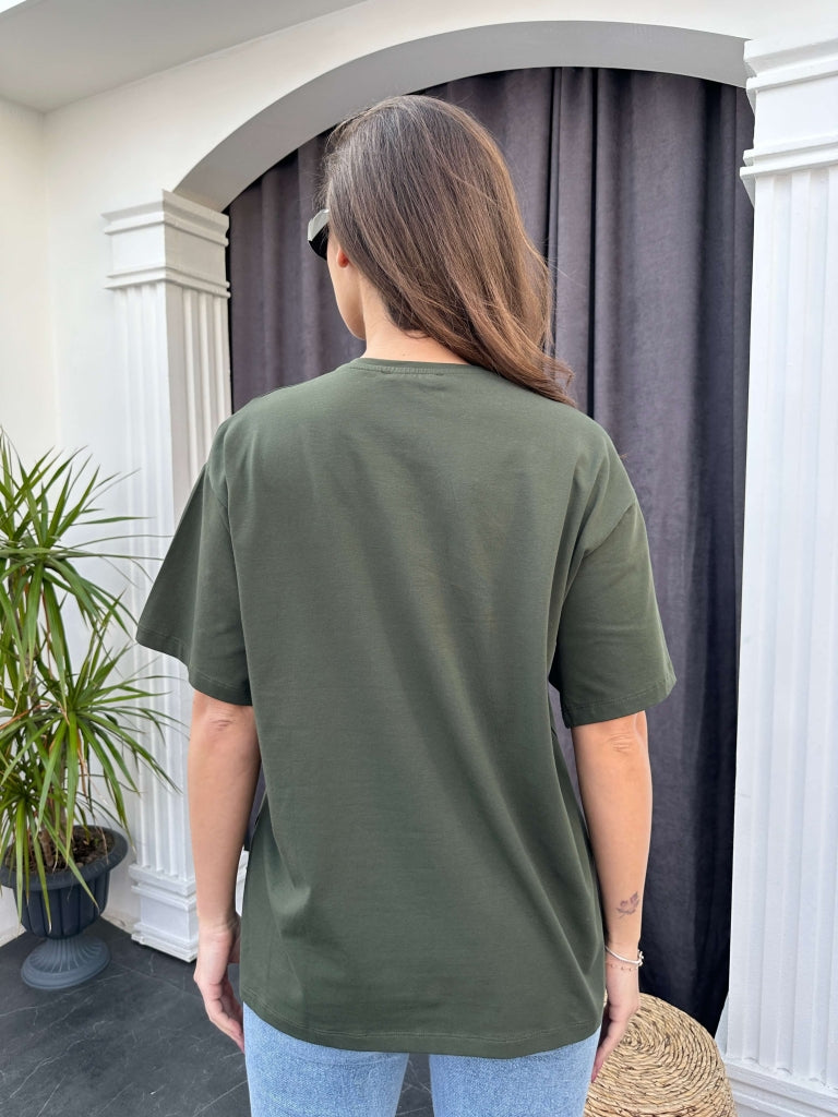 Haki Basic Tshirt