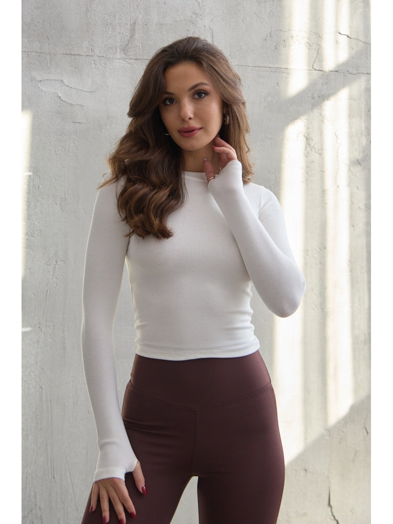 Beyaz Oysh Model Parmak Geçirme Body 115-Beyaz