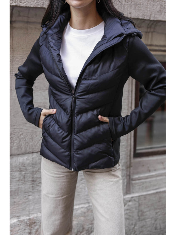 Siyah Dalgıç Detaylı Şişme Zr Mont EY-2870-SİYAH