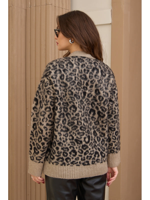 Vizon Leopar Massi Model Hırka