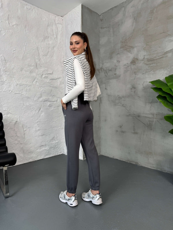 Antrasit Jogger Modal Eşofman