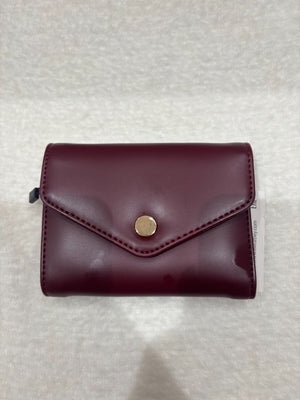 Bordo Çıtçıtlı Zarf Cüzdan CZDN05-Bordo