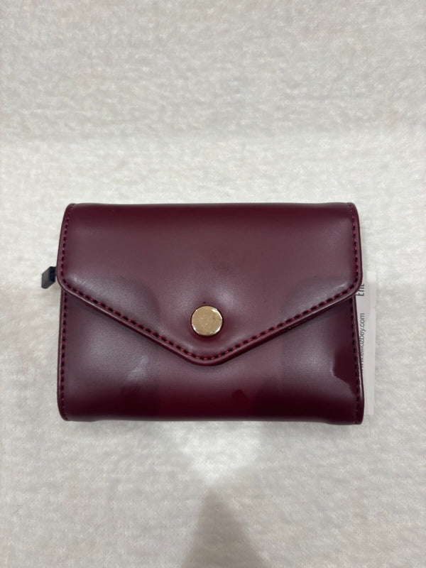 Bordo Çıtçıtlı Zarf Cüzdan CZDN05-Bordo
