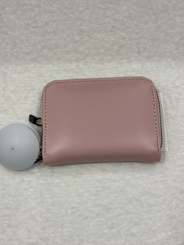 Pembe Fermuarlı Mat Deri Cüzdan CZDN11-Pembe