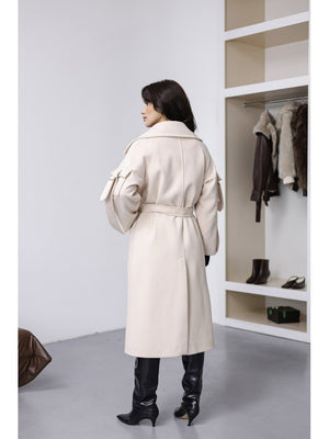 Taş Kolları Cep Detaylı Premium Kaban 20101-Taş