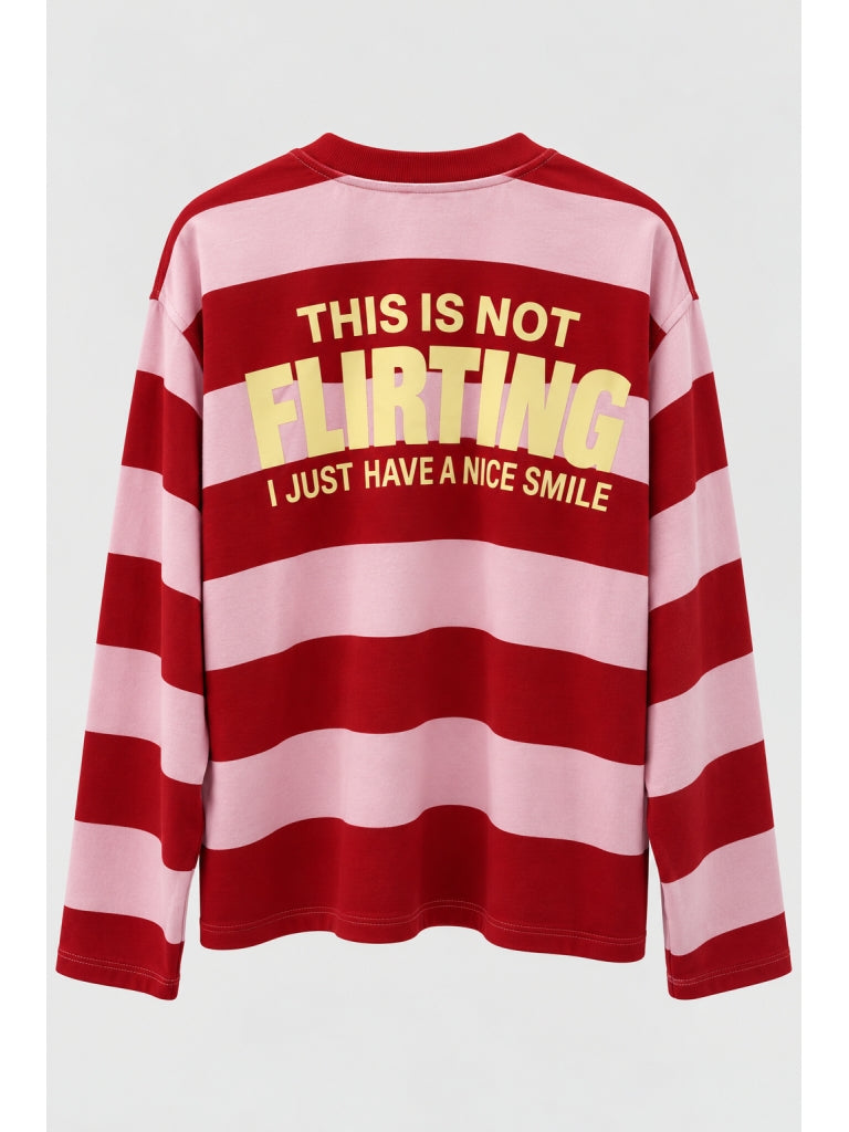 Geniş Çizgili Flirting Sweat M-4898