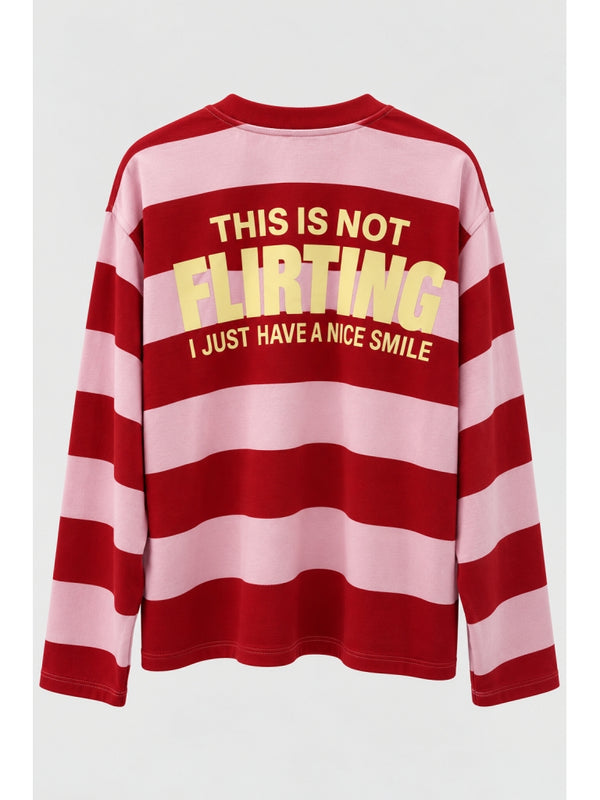 Geniş Çizgili Flirting Sweat M-4898
