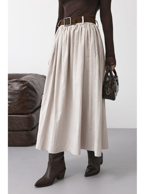 Bej Kemerli Cupra Etek 580667-Bej