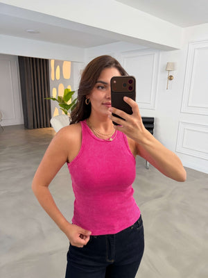 Pembe Yıkamalı Atlet 3112-Pembe