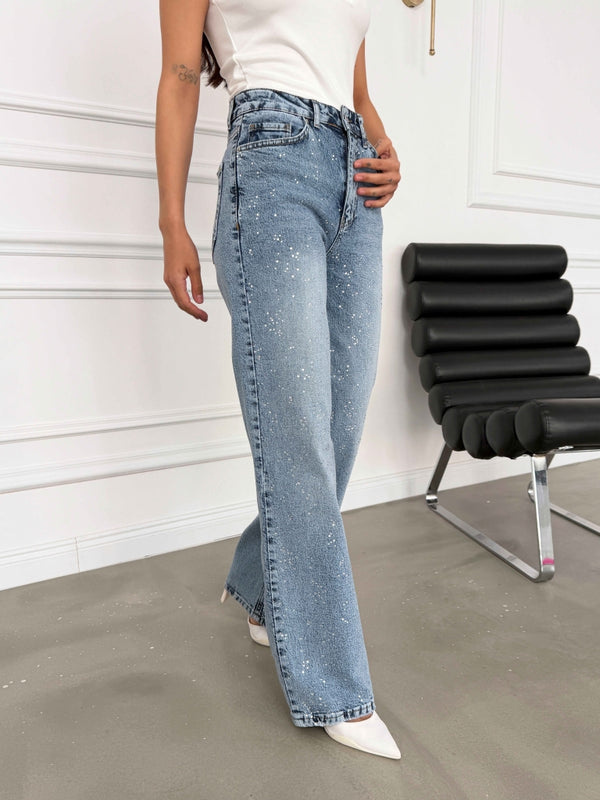 Gümüş Taş İşleme Salaş Jean 1005-Gümüş