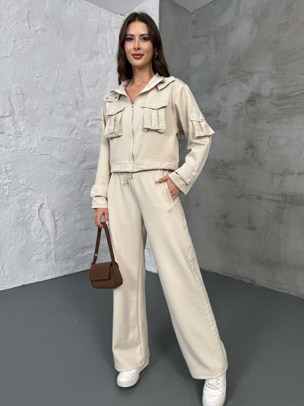 Taş Cepli Paraşüt Detaylı Scuba İkili Takım 2140-Taş