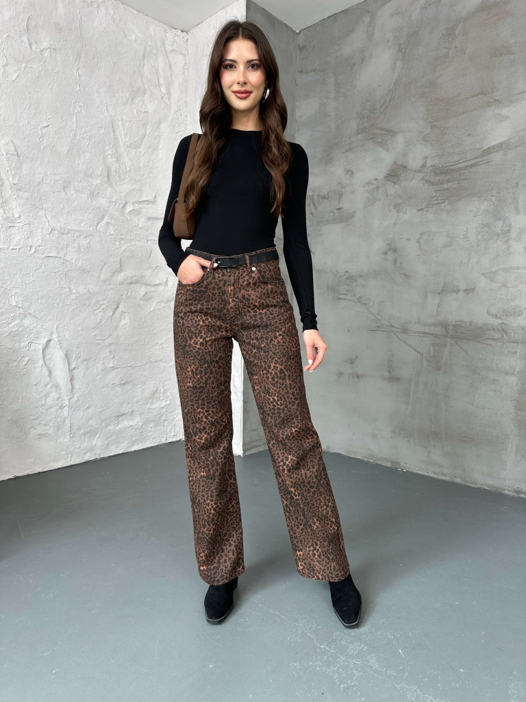 Leopar Straight Orj Jean 24111-Leopar