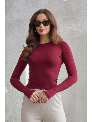 Bordo Oysh Model Parmak Geçirme Body