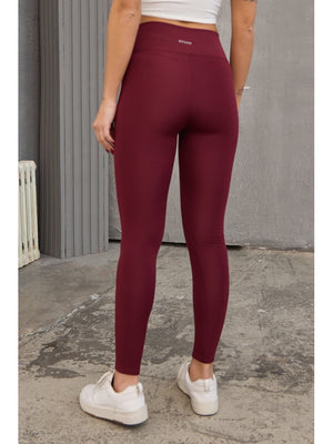 Bordo Oysh Şardonlu Toparlayıcı Tayt