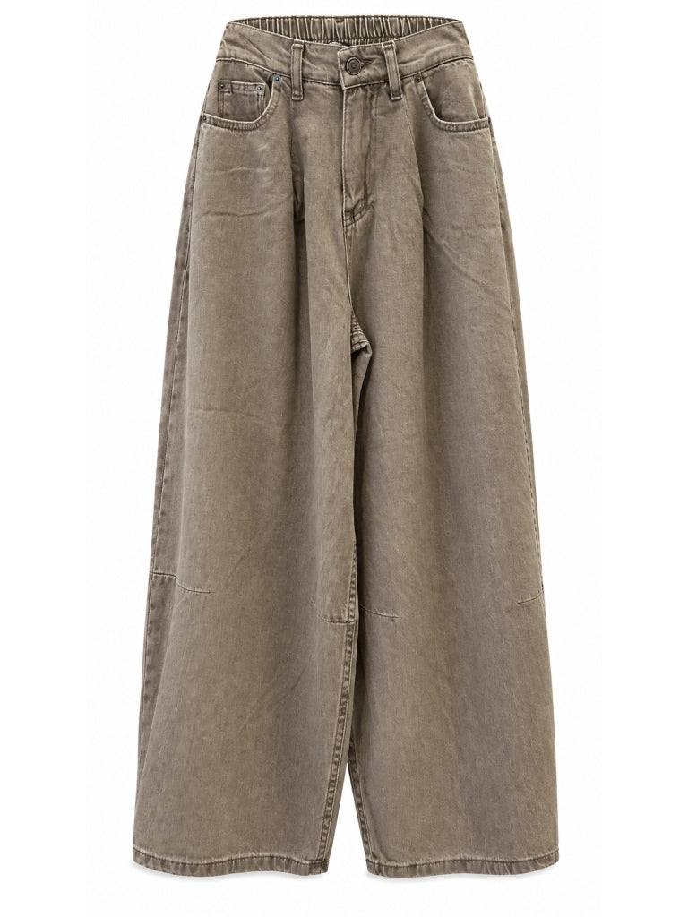 Haki Vintage Balon Jean M-0107-Haki