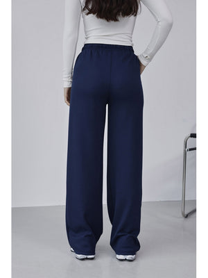 Lacivert Oysh Palazzo Modal Pantolon EY-075-LACİVERT