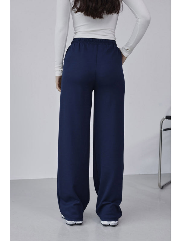 Lacivert Oysh Palazzo Modal Pantolon EY-075-LACİVERT