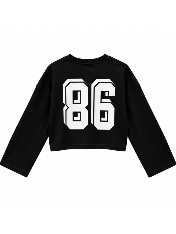 Siyah Wild Baskılı Sweat 12510-Siyah