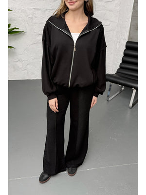 Siyah Premium Garnili Takım 10158-Siyah