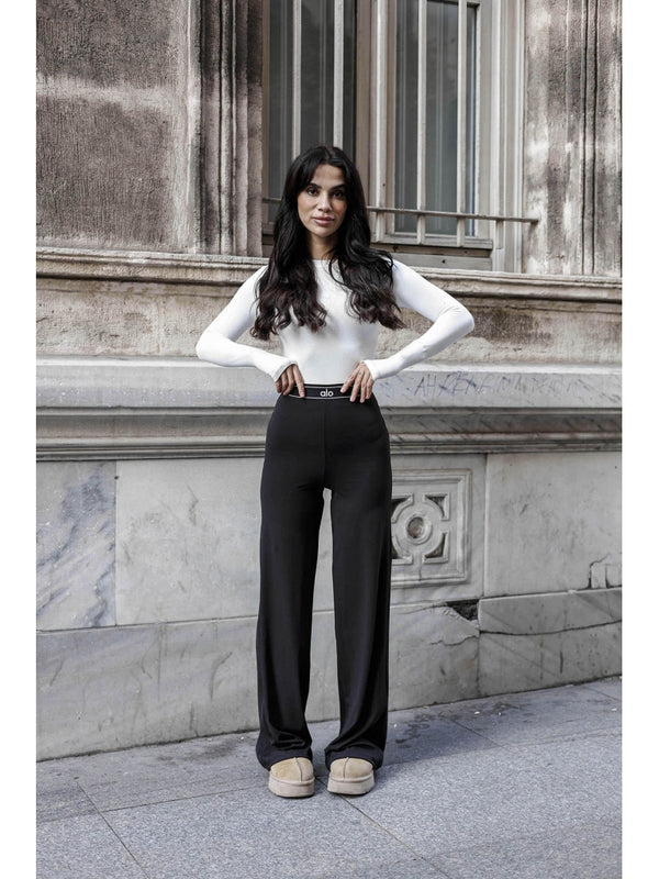 Siyah Orj Marka Straight Tayt 8014-Siyah