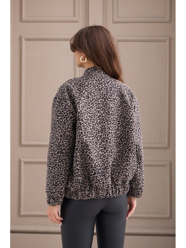 Leopar Zr Model Bomber Ceket
