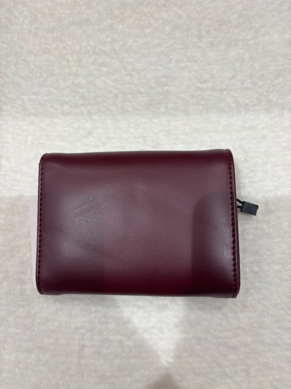 Bordo Çıtçıtlı Zarf Cüzdan CZDN05-Bordo