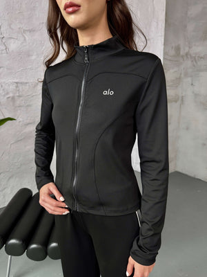 Siyah Şeritli Likralı Eşofman Takımı T006-SİYAH