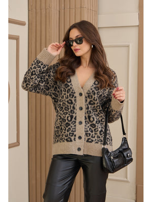 Vizon Leopar Massi Model Hırka
