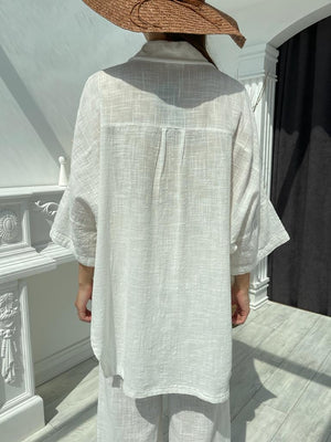 Düşük Kol Oversize Gömlek