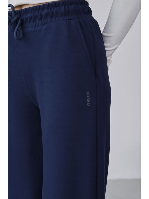 Lacivert Oysh Palazzo Modal Pantolon EY-075-LACİVERT