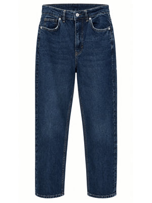 Mavi Yüksek Bel Jean M-525-Mavi