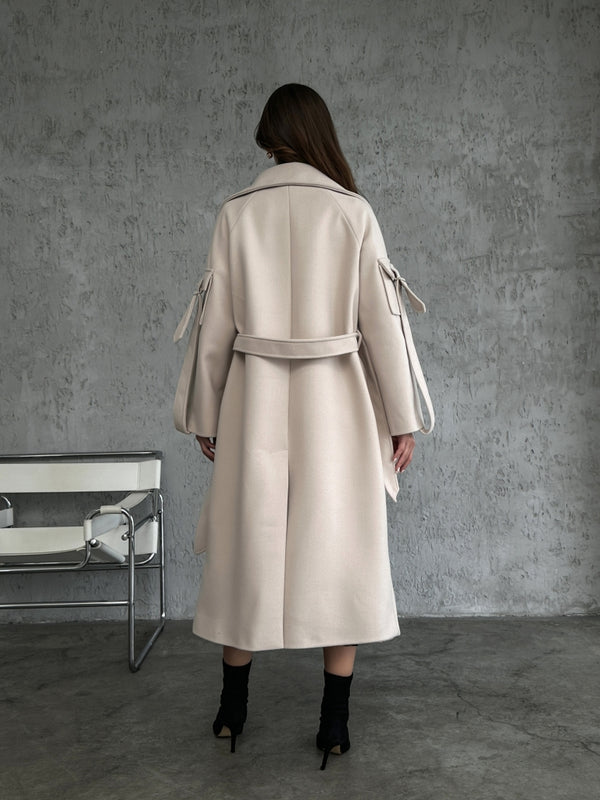 Taş Kolları Cep Detaylı Premium Kaban 20101-Taş