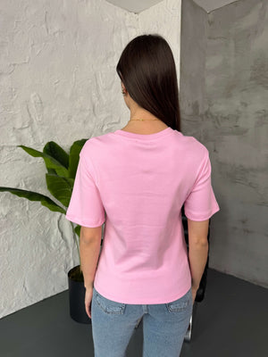 Pembe Massi Orj Basic Tshirt