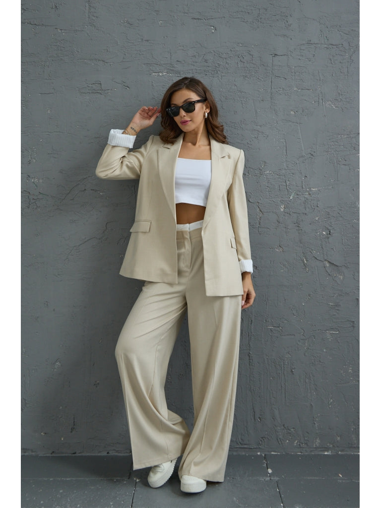 Taş Kol Detaylı Blazer Ceket
